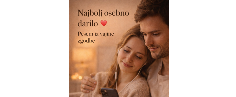 Najbolj osebno darilo: personalizirana pesem po meri - Kuponko.si