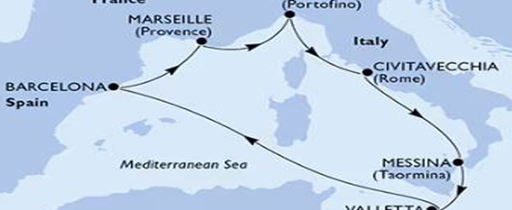 Križarjenje MSC World Asia Italija-Malta-Španija - Kuponko.si