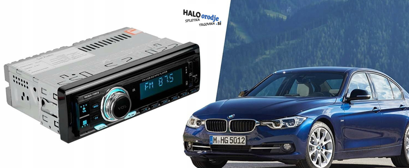 Kvaliteten LCD FM avtoradio s priloženim daljincem - Kuponko.si