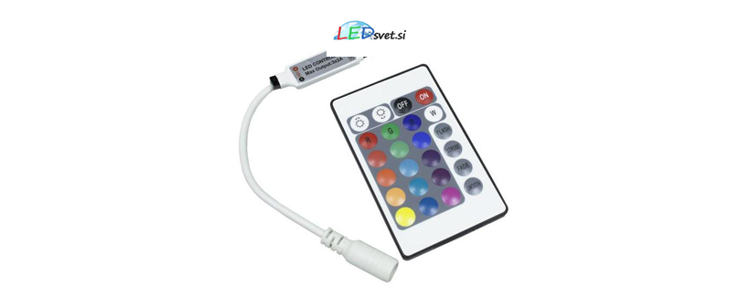  LED RGB krmilnik 12V 6A daljinski upravljalnik - Kuponko.si