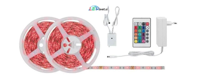 10-metrski Set LED trak RGB IP20 - Kuponko.si