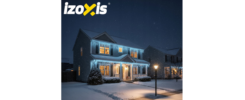 Novoletne lučke zavesa 500 LED hladno bela 22,5m  - Kuponko.si
