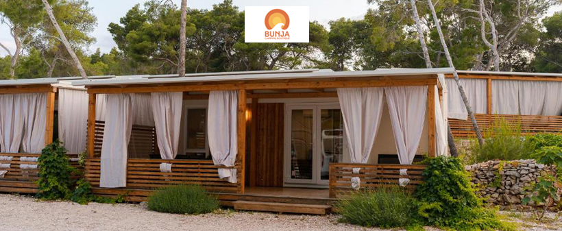Boutique kamp Bunja, Brač: luksuzne mobilne hiške - Kuponko.si