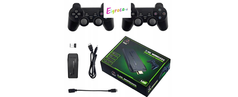  Retro 4K Ultra HD TV HDMI game stick igralna konzola - Kuponko.si