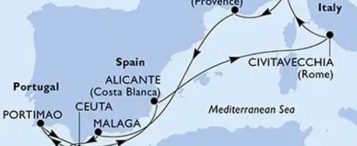 Križarjenje MSC Sinfonia Italija-Francija-Maroko - Kuponko.si