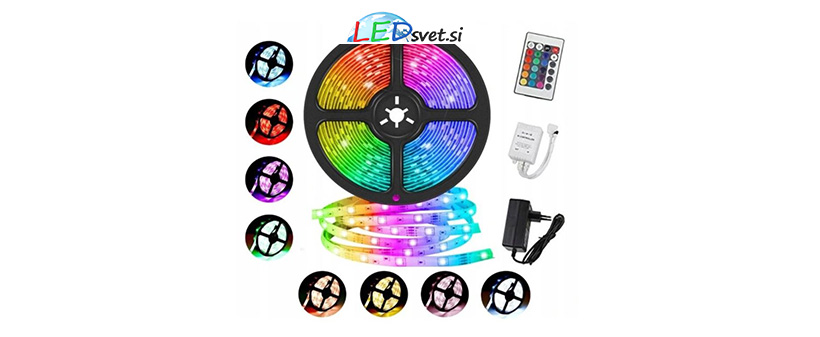 Vodoodporen 5 m LED trak RGB IP65 - Kuponko.si