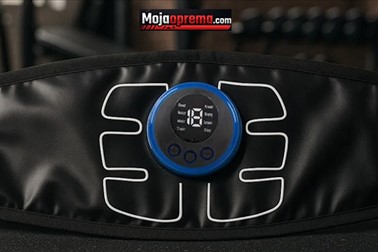 EMS fitnes pas z vibracijsko masažo in 19 stopnjami