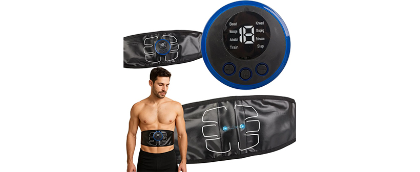 EMS fitnes pas z vibracijsko masažo in 19 stopnjami - Kuponko.si