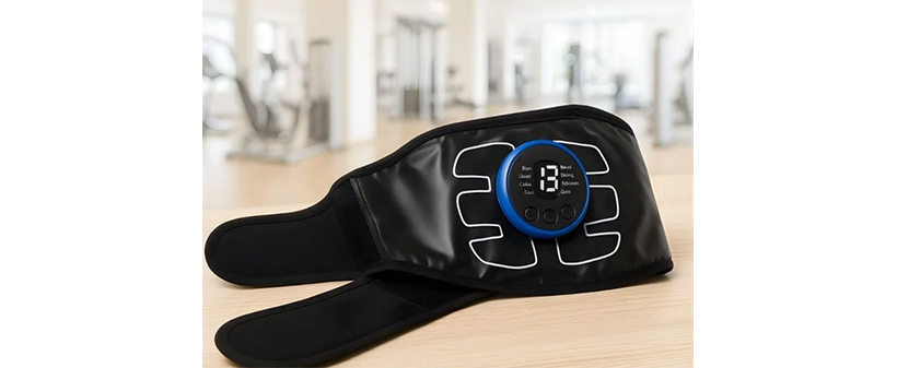 EMS fitnes pas z vibracijsko masažo in 19 stopnjami - Kuponko.si