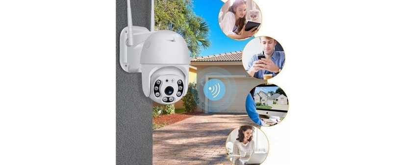 Wi-Fi brezžična vrtljiva videonadzorna kamera - Kuponko.si