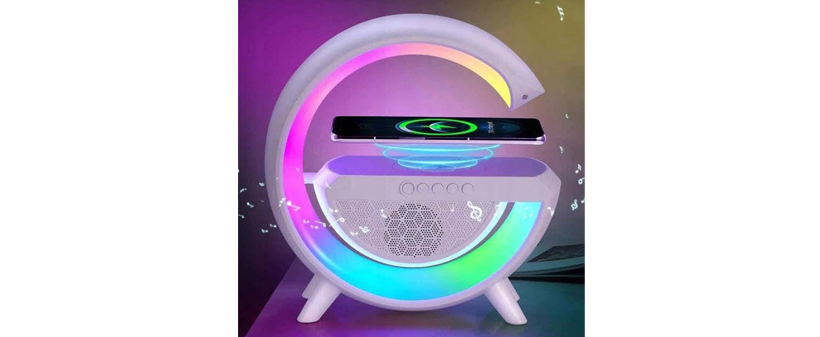 3v1 LED RGB bluetooth 5.2 zvočnik, FM radio in polnilec - Kuponko.si