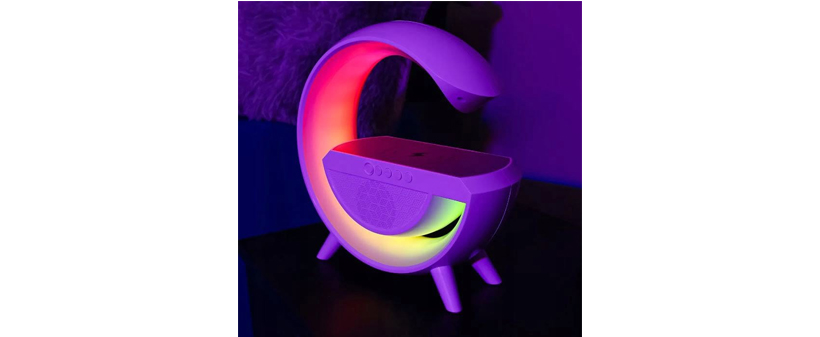 3v1 LED RGB bluetooth 5.2 zvočnik, FM radio in polnilec - Kuponko.si