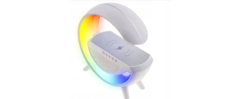 3v1 LED RGB bluetooth 5.2 zvočnik, FM radio in polnilec - Kuponko.si