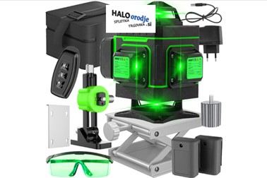 16 linijski zeleni gradbeni laserski nivelir