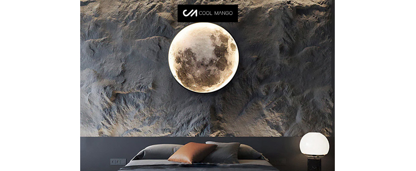 Stenska svetilka v obliki lune - Glowmoon - Kuponko.si