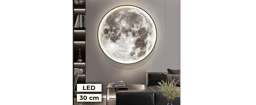 Stenska svetilka v obliki lune - Glowmoon - Kuponko.si