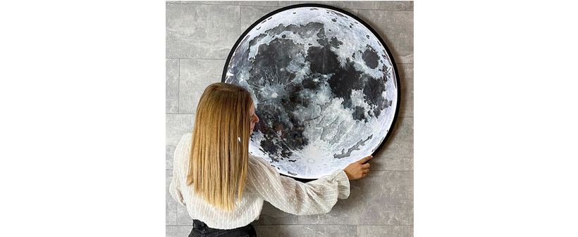 Stenska svetilka v obliki lune - Glowmoon - Kuponko.si