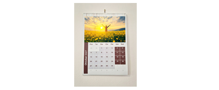 Forma 123, personalizirani zidni koledar A3 - Kuponko.si